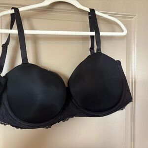 Torrid NWT Elegant strapless Black Lace Bra
